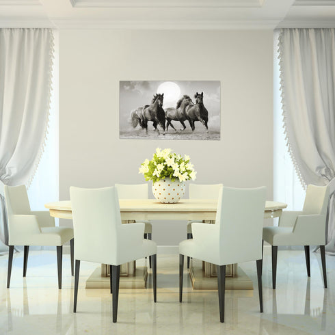 Wandbilder Wohnzimmer XXL Pferde Moderne Bilder Tiere